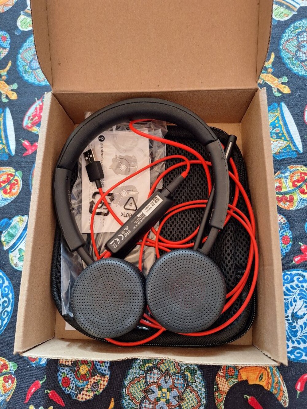 Plantronics Poly Blackwire 3325 Headphones With Case